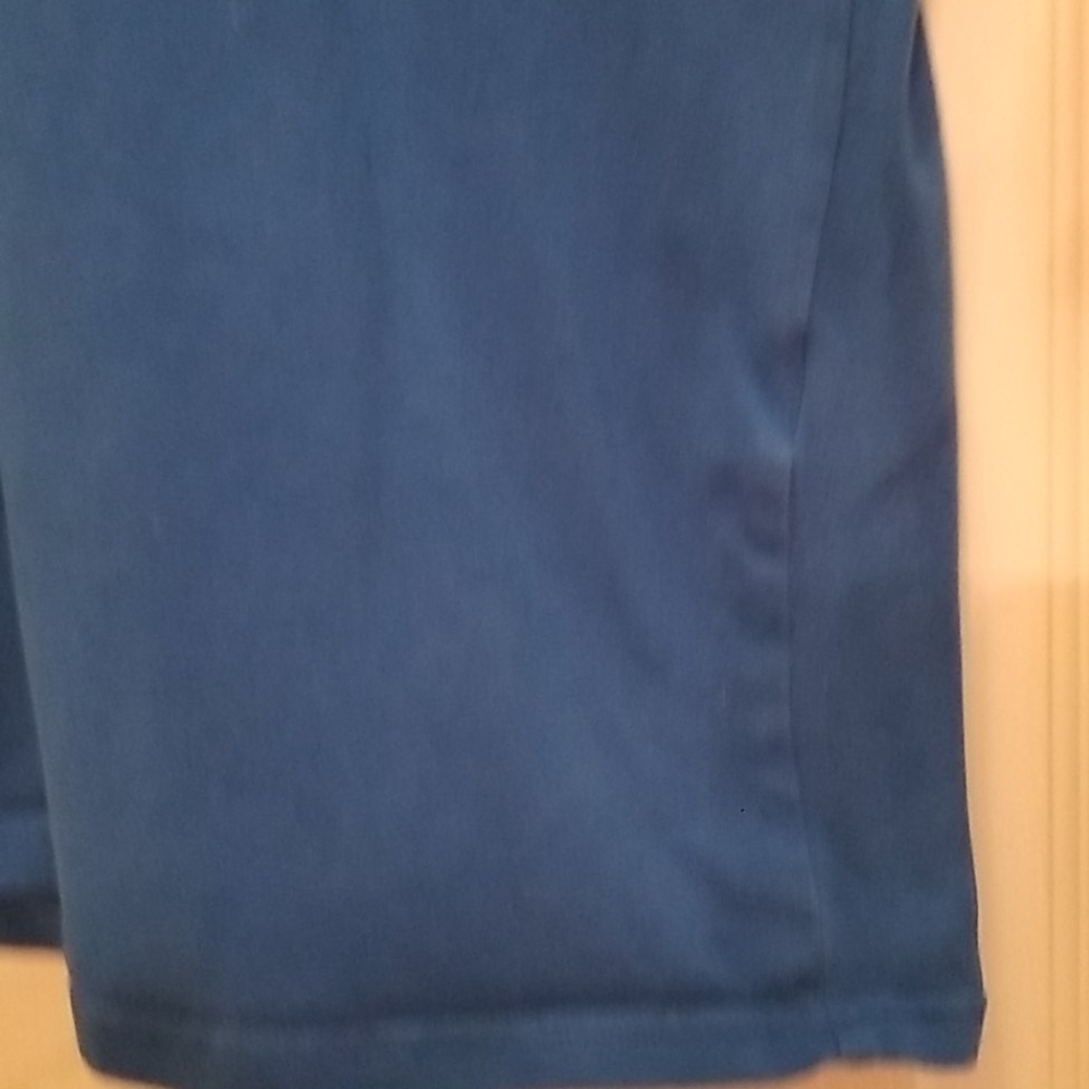 ALFANI Slim Fit Stretch (M) Womens Blue Tee Shirt - Picture 6 of 11